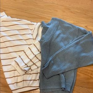 bundle of sweatshirts